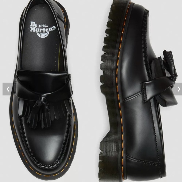 Doc Martens Adrian Bex Smooth Black Loafers - Picture 2 of 2